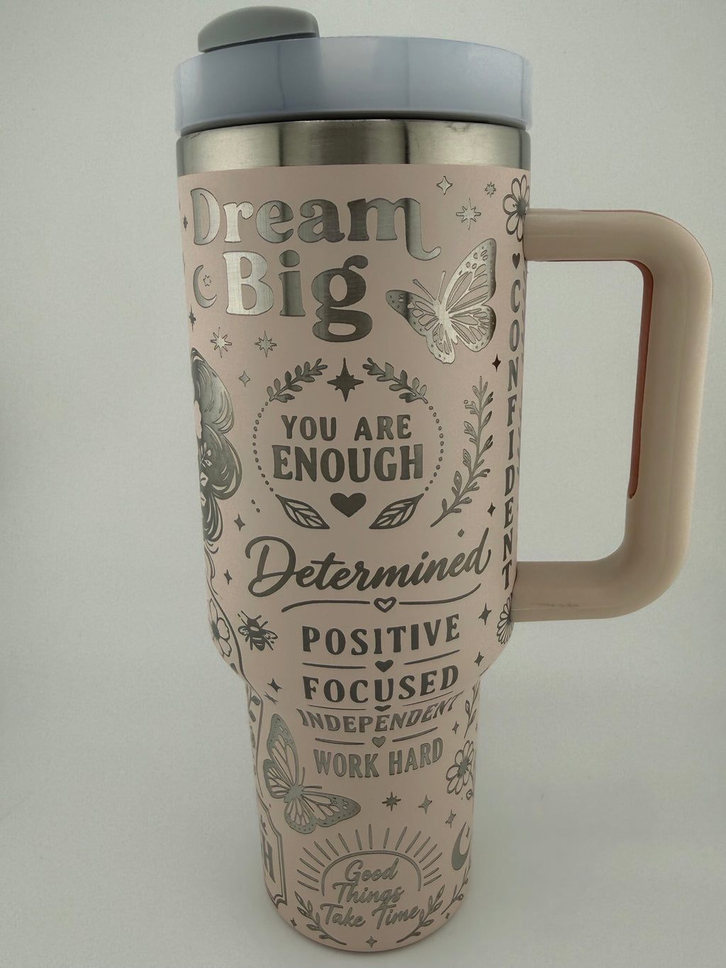 Positive Affirmations 40oz Travel Mug