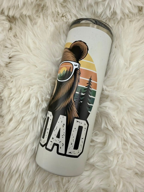 Rad Dad - Retro - 20oz Skinny Tumbler