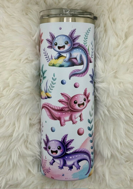 Kawaii Axolotl - 20oz Skinny Tumbler