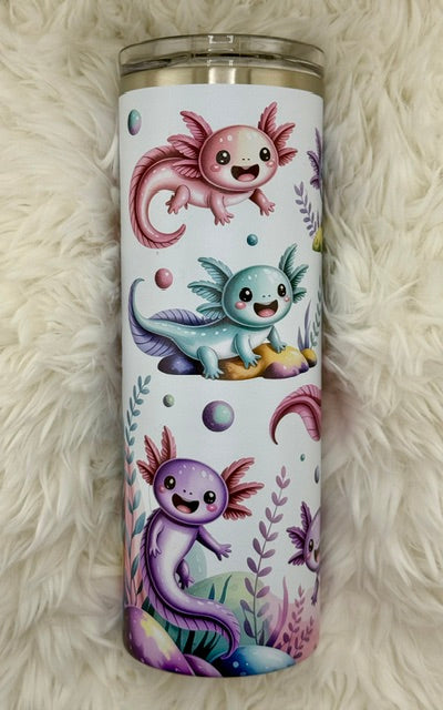 Kawaii Axolotl - 20oz Skinny Tumbler