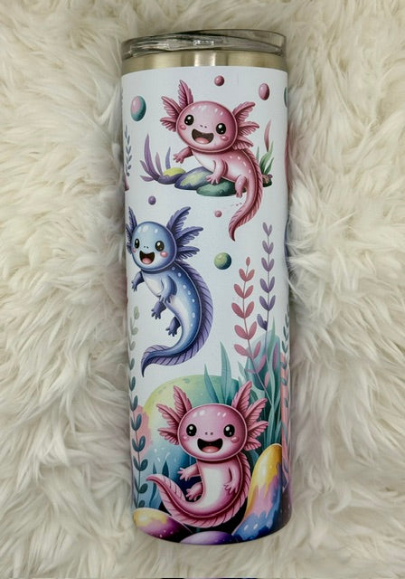 Kawaii Axolotl - 20oz Skinny Tumbler