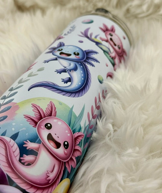 Kawaii Axolotl - 20oz Skinny Tumbler