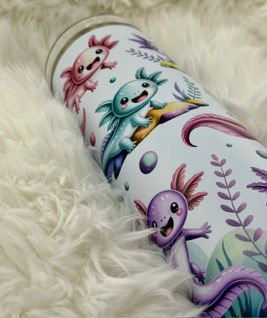 Kawaii Axolotl - 20oz Skinny Tumbler