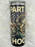 Part Time Hooker - Fishing - 20oz Skinny Tumbler
