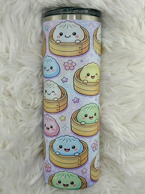 Kawaii Dumplings - 20oz Skinny Tumbler