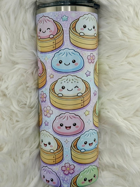 Kawaii Dumplings - 20oz Skinny Tumbler