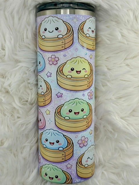 Kawaii Dumplings - 20oz Skinny Tumbler