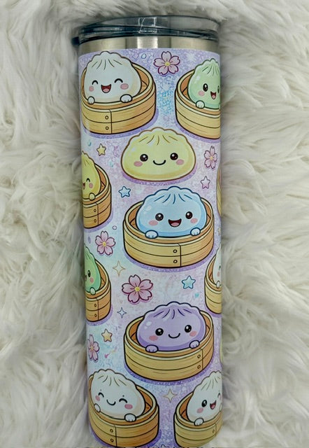 Kawaii Dumplings - 20oz Skinny Tumbler