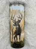 Hunting Season Deer - 20oz Skinny Tumbler