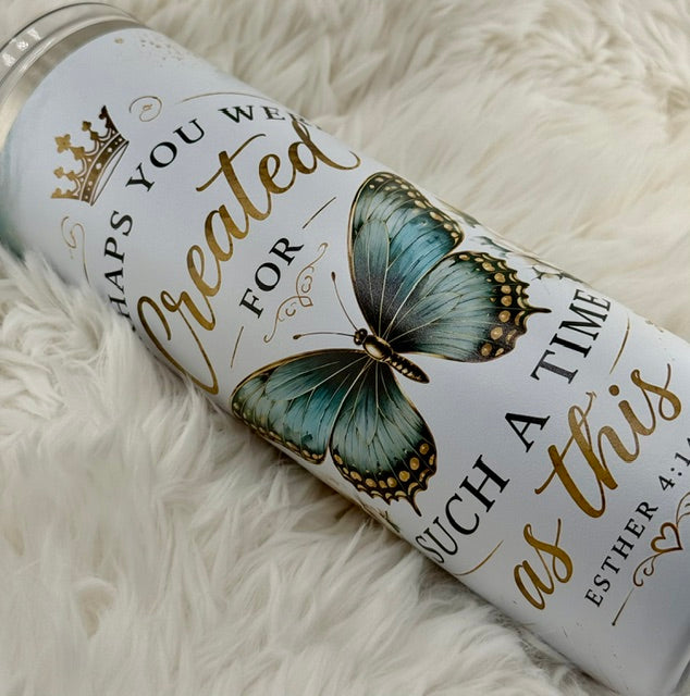 20oz Skinny Tumbler - Esther 4:14