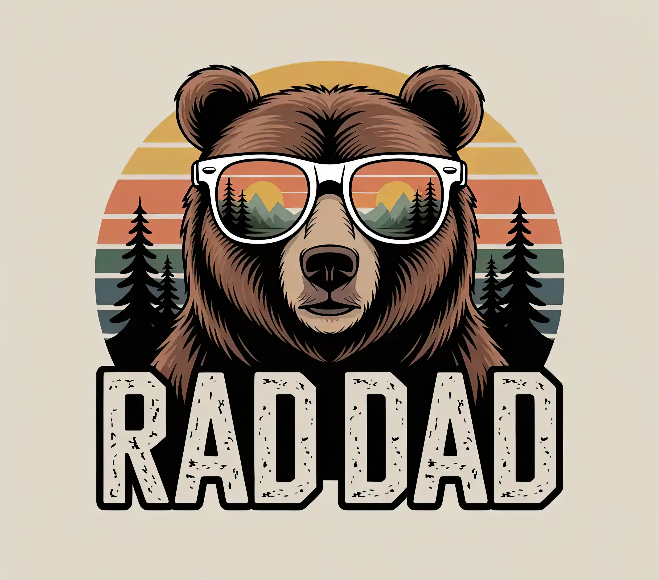 Rad Dad - Retro - 20oz Skinny Tumbler